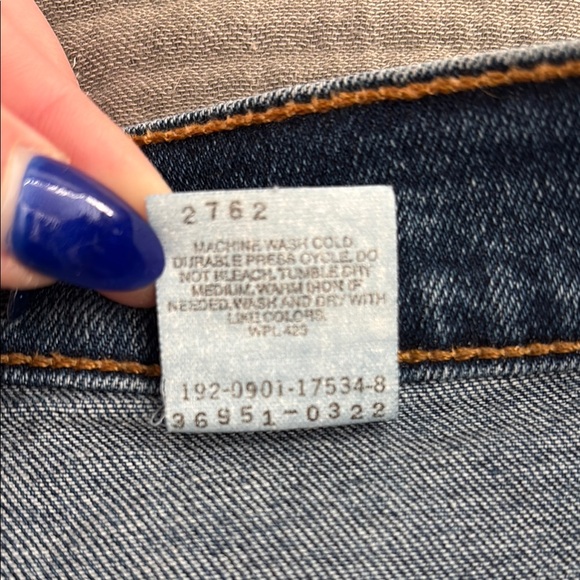 Levi's Blue Denim Shorts - Picture 5 of 6